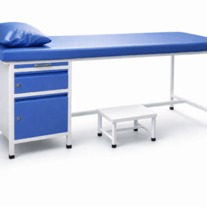 1D1C Examination Couch With Footstep & Pillow