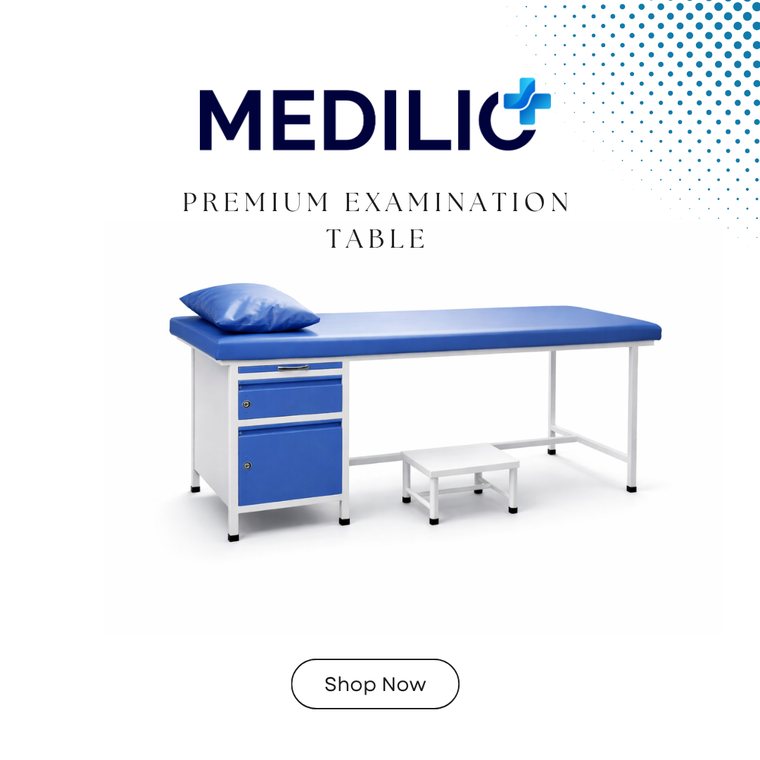 Upgrade your clinic with high-quality examination couches—strong, comfortable, and easy to maintain. Get in touch today.